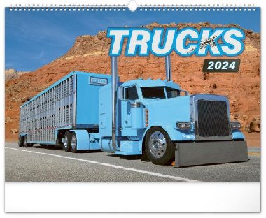 Trucks 2024 - nástěnný kalendář - Presco