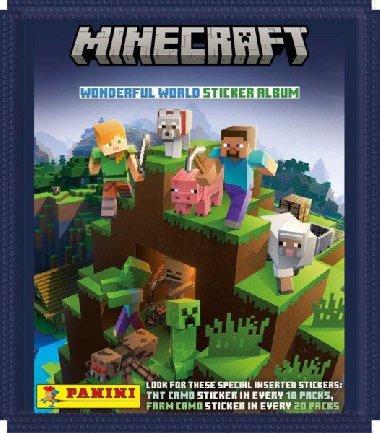 Panini Minecraft 2 - samolepky - neuveden