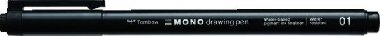 Tombow Fineliner MONO drawing pen - hrot 01 černá - neuveden