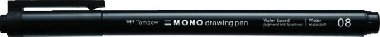 Tombow Fineliner MONO drawing pen - hrot 08 černá - neuveden
