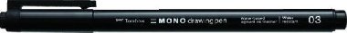 Tombow Fineliner MONO drawing pen - hrot 03 černá - neuveden