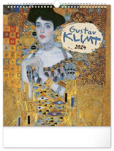 Kalendář 2024 nástěnný: Gustav Klimt, 30 × 34 cm - Presco