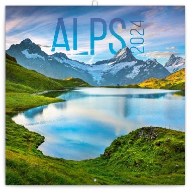 Alpy 2024 - nástěnný kalendář - Presco