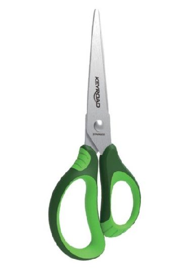 Keyroad Školní nůžky Soft 15 cm - zelené - neuveden