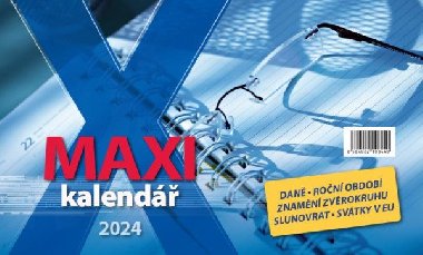 Kalendář 2024 Maxi kalendář, stolní - neuveden