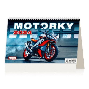 Kalendář stolní 2024 - Motorky - Helma