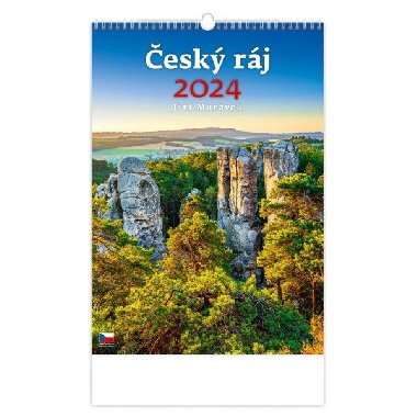 Kalendář nástěnný 2024 - Český ráj - Helma