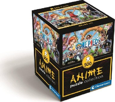 Clementoni Puzzle Anime Collection: One Piece - Crew 500 dílků - neuveden