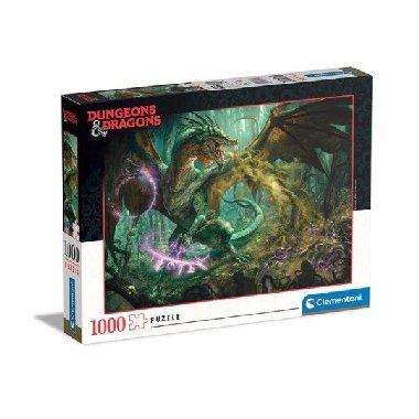 Clementoni Puzzle Dungeons & Dragons - Drak 1000 dílků - neuveden