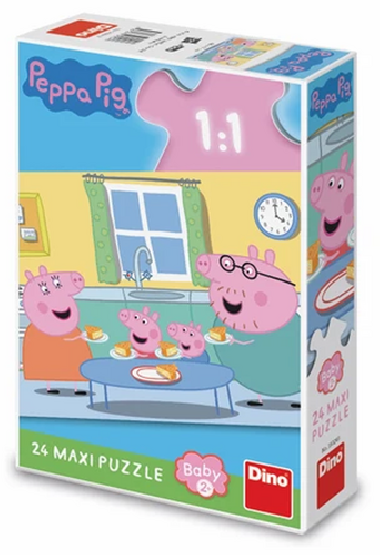 Puzzle 24 maxi Peppa Pig oběd