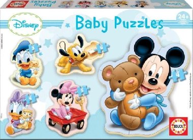 Baby puzzle Miminka Disney 5v1 (3-5 dílků) - Educa