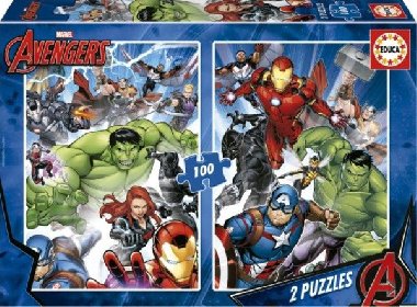 Puzzle Avengers 2x100 dílků - Educa