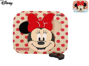 Minnie puzzle dřevěné 6 dílků - Walt Disney