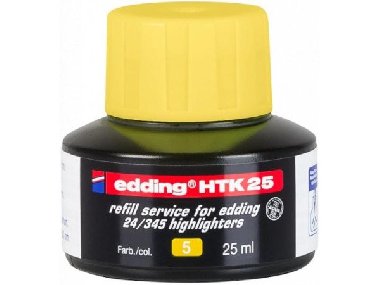 Edding Inkoust do zvýrazňovačů HTK 25 - žlutý - neuveden