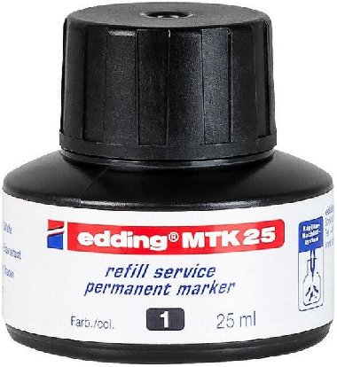 Edding Inkoust MTK 25ml - černý - neuveden