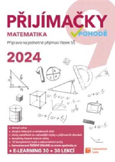 Přijímačky 9 Matematika + E-learning 2024 - Taktik