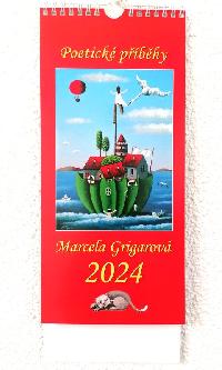 Kalend nstnn 2024 Marcela Grigarov - Poetick pbhy - Marcela Grigarov