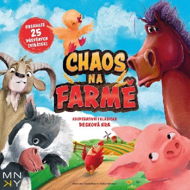 Chaos na farmě - desková hra - MNKY