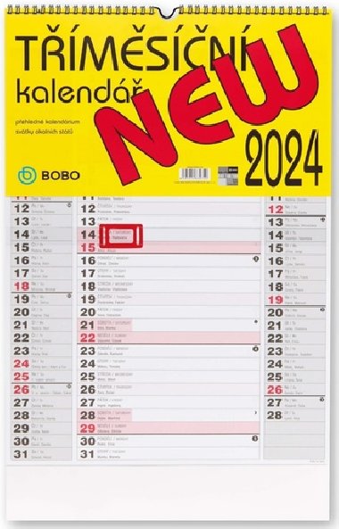 Tmsn New 2024 - nstnn kalend - Bobo Blok
