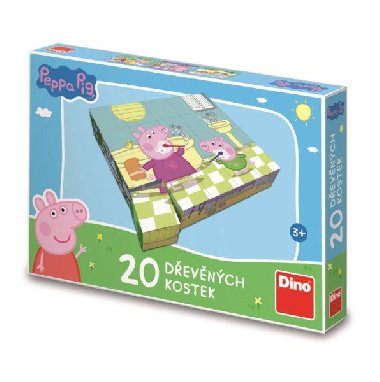 Devn kostky Peppa Pig Vesel den - Dino Toys