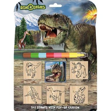Dinosauři - Razítka 5+1 s voskovkou - neuveden