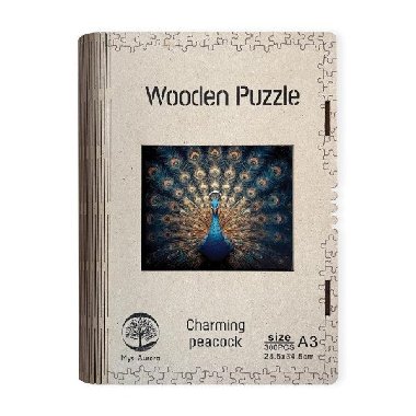 Devn puzzle Charming peacock A2 - 