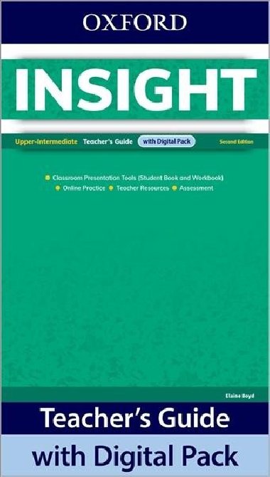 Insight Upper-Intermediate Teacher´s Guide with Digital pack, 2nd Edition - Boyd Elaine