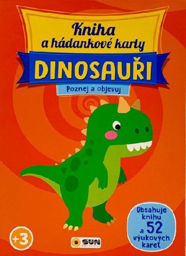 Kniha a hdankov karty Dinosaui - Poznej a objevuj - Nakladatelstv SUN