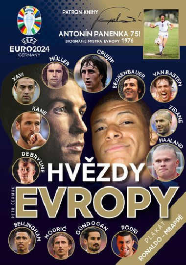 Hvězdy Evropy - Kniha k EURO 2024 v Německu - Petr Čermák