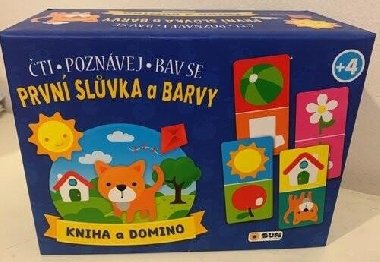 Kniha a Domino První slůvka a Barvy - čti, poznávej, bav se! - Nakladatelství SUN