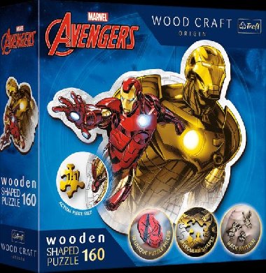 Wood Craft Origin puzzle Odvn Iron Man - 