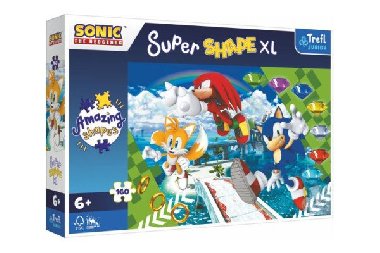Puzzle Super Shape XL Spokojený Sonic 160 dílků - Trefl