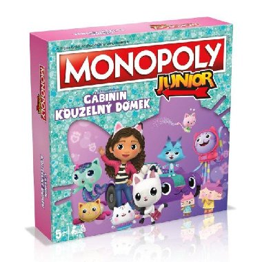 Monopoly Junior Gabbys Dollhouse CZ - neuveden