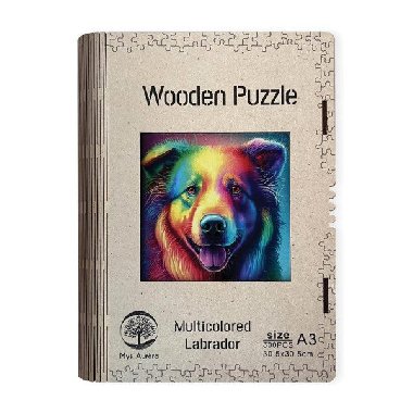 Devn puzzle Multicolored Labrador A3 - EPEE Czech