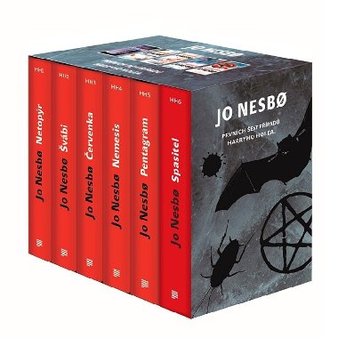 Harry Hole box 1-6 (Netopýr, Švábi, Červenka, Nemesis, Pentagram, Spasitel) - Jo Nesbo