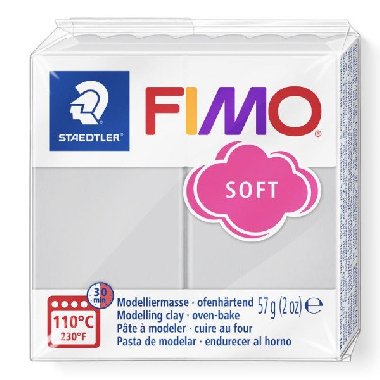 FIMO soft 57g - šedá - neuveden