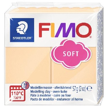 FIMO soft 57g - pastel broskev - neuveden