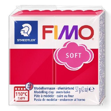 FIMO soft 57g - červená - neuveden