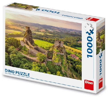 Puzzle 1000 Zcenina hradu Trosky - Dino Toys