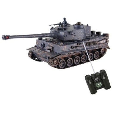 RC Tank 1:28 TIGER s maskovnm - neuveden