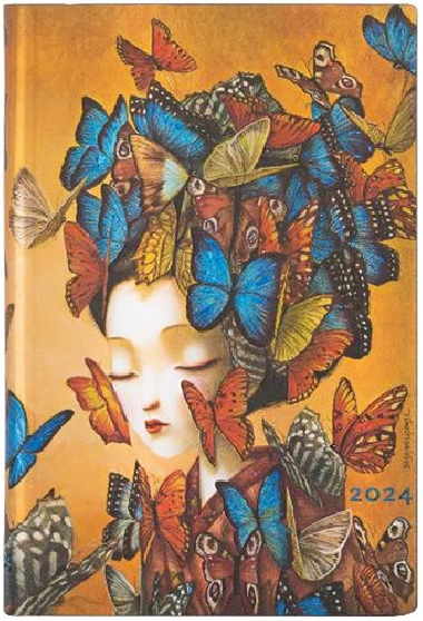 Di Madame Butterfly 2024 - Mini, horizontln lenn - Paperblanks
