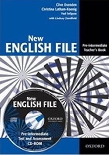 NEW ENGLISH FILE PRE-INTERMEDIATE TEACHER'S BOOK + CD-ROM - Clive Oxenden; Christina Latham-Koenig; Paul Seligson