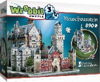 Puzzle 3D Zámek Neuschwanstein 890 dílků - neuveden