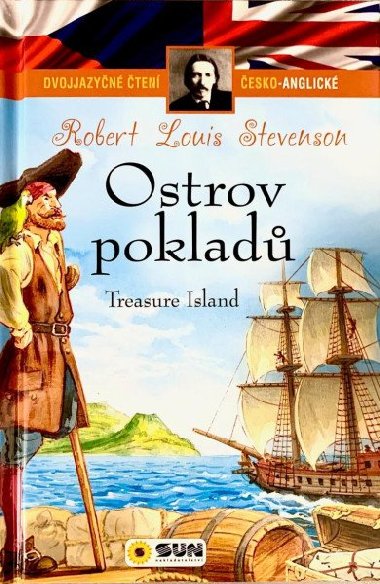 Ostrov poklad - Dvojjazyn ten -A - Robert Louis Stevenson
