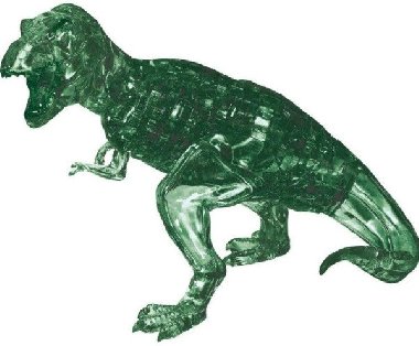 Puzzle 3D Crystal Tyranosaurus zelený 49 dílků - neuveden