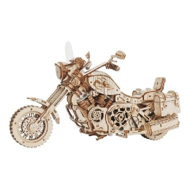 Puzzle 3D Cruiser Motorcycle 420 dílků, dřevěné - neuveden