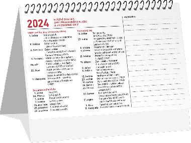 Mini stoln kalend 2024 - i pro podnikatele - tdenn - Leon