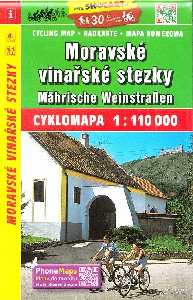 Moravsk vinask stezky - cyklomapa Shocart 1:110 000 - ShoCart