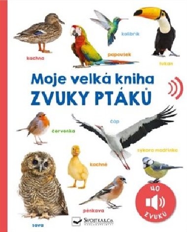 Moje velká kniha Zvuky ptáků - neuveden