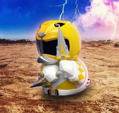 Tubbz kachnička Power Ranger - Yellow Ranger (první edice) - neuveden